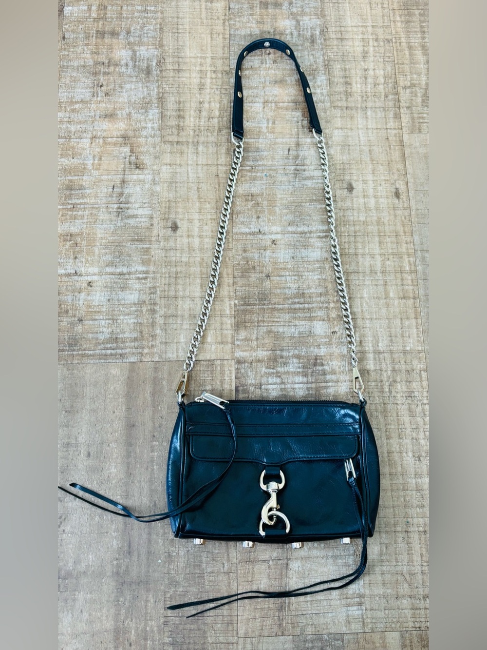 Rebecca Minkoff M.A.C. crossbody bag black and silver